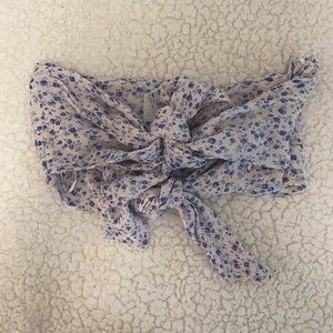 Double Cross Crop Top